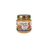 Organic Baby Organic Baby Food, Peaches, Rice & Bananas, 4-Ounce Jars (Pack of 24)