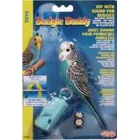 (B1695) Living World Life-Size Singing Parakeet by Hagen