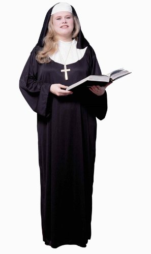Forum Novelties Women's Plus-Size Plus Size Adult Nun Costume