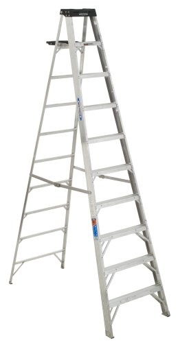 Werner 310 300-Pound Duty Rating Aluminum Stepladder, 10-Foot