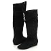 Michael Antonio Skull Knee-High Boots 6.5 Black