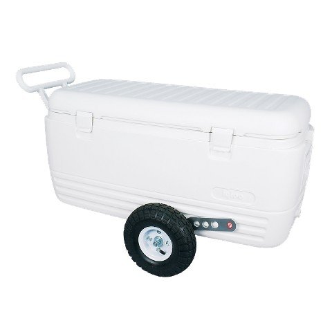 100 qt wheeled cooler