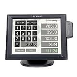 Planar PT1555MU 15-Inch SAW Touch Screen Analog LCD Monitor with USB Driver, Integrated MSR, and 5-90 degrees Tilt (Black)