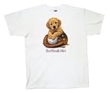 Softball T-Shirt Puppy In Glove-iris-S
