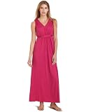 IZOD Women's Sleeveless Shirred V-Neck Maxi Dress