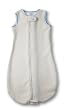 Swaddledesigns Organic Zzzipme Sack Eco Fleece with Color Trim, Natural/Blue, 6-12 Months Swaddledesigns Organic Zzzipme Sack Eco Fleece with Color Trim, Natural/Blue, 6-12 Months