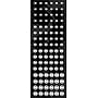 Me & My Big Ideas 6-1/2 Inch by 2 Inch Sheet Rhinestone Stickers, Singles Clear