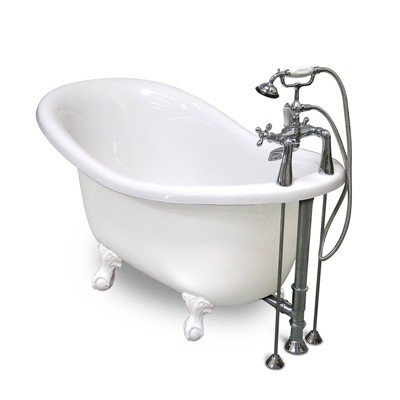Buy Leg Tub by American Bath Factory - P1-AC in White Feet (Ascot Showers, Plumbing, Bathtubs Showers & Saunas, Showers, Modules & Installation Kits)