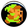 1" Nintendo "NES Link" Zelda Button/Pin