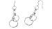 Pin Ball and Ring Dangling Earrings Sterling Silver