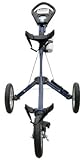 Linksman Golf X-7 Golf Push/Pull Cart 3 Wheel BLACK