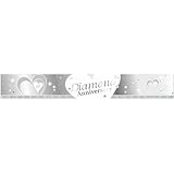 60th wedding anniversary napkin rings