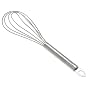 Cuisipro Silicone Flat Whisk 10" Frosted