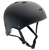 Pryme Mortal BMX Skateboard Helmet Xs-lg / 48-60cm Flat Textured Black One Size Fits All.