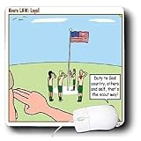 Rich Diesslins Funny KNOTS Scouting Cartoons - Knots Law - Loyal - Mouse Pads