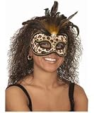 Leopard Print Venetian Carnival Masquerade Mask