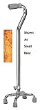 `Quad Cane Large Base Bird's Eye 4 point base combined with offset handle provide additional stabi