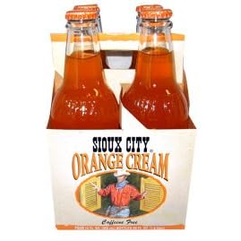 Sioux City Orange Cream Soda 6/4pks