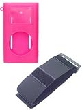 Summit Apple iPod Mini Pink Silicon iPod Skin with Belt Clip and Armband