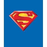 Superman Classic Shield Twin Size Plush Raschel Blanket