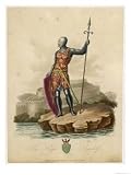 Hugh Bardolf Justiciar of the Curia Regis Art Giclee Poster Print, 18x24