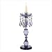Midnight Magic Acrylic Crystal Drop Candle Holder Stand