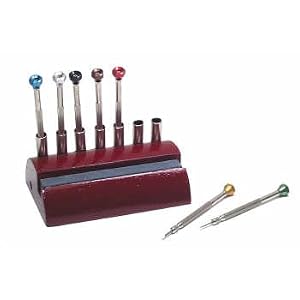 WATCHMAKER SCREWDRIVERS and STAND SET OF 7