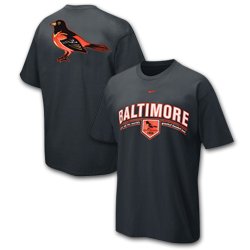Baltimore Orioles Nike Youth Short Sleeve MLB T-shirt - Arch Graphic and Date