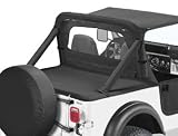 Bestop 80007-15 Sport Bar Covers Black Denim for Jeep