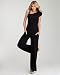 bebe Sequin Shoulder Jumpsuit bebe Sequin Shoulder Jumpsuit