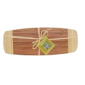 Island Bamboo 14-1 2-by-5-1 2-by-3 4-Inch Cheese and Bread Cutting Board by Island Bamboo