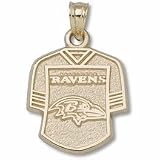 Baltimore Ravens "Ravens" Jersey 5/8" 14K Charm/Pendant