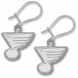 Logoart St. Louis Blues Sterling Silver Earrings