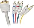 6' VGA to 5 RCA Component Cable Steren 253-606IV