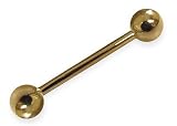 14kt Gold Tongue Barbell