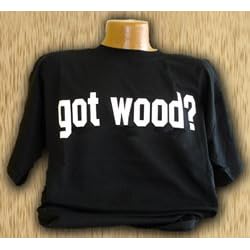 Got Wood Sweatshirt - X- Large - Black by Peachtree Woodworking