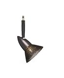 Alfa Lighting SP626-BLK-BLK Rocket Quick Jack Directional Low Voltage MR16 Lampholder - Black with G26 Mesh Metal Shade