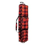 Sporting Goods : Burton Wheelie Locker 156 Padded Snowboard Travel Bag, Infrared Pop Plaid