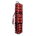 Burton Wheelie Locker 156 Padded Snowboard Travel Bag, Infrared Pop Plaid