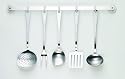 A di Alessi Knifeforkspoon Kitchen Utensil Set, Mat, 5 Pieces, (AJM19S5)