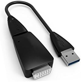 WINMOIX USB 3.0 to VGA 1080p 1-Port Hub External Video Card Multi-Monitor Graphics Adapter for Windows XP, 7, 8, 8.1 (black)