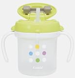 Combi Mug Step 4 Baby Toddler Kids Training Straw Cup BPA Free / Japan