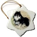 Dogs Pomeranian - Black and Tan Pomeranian - Ornaments