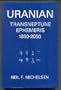 Uranian transneptune ephemeris: 1850-2050