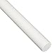 Machinable Alumina Bisque Ceramic Round Rod, Pure White, 3/8