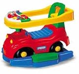 Chicco - Jouet premier âge - Porteur Auto 4 En 1 - Orange