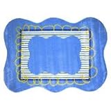 Boys Scalloped Rug