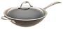Calphalon One Nonstick 12-Inch Flat-Bottom Wok with  Glass Lid