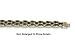 8.5" Highly Polished Surgical Stainless Steel and Rubber Men's Bracelet