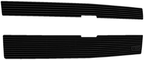 21120B Billet Black Powder Coated Grille Overlay for Chevrolet Silverado 1500 Z71-2 Piece